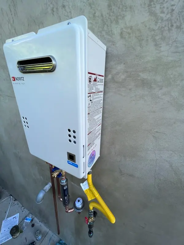 Tankless water heater installation for Woodmoor homes