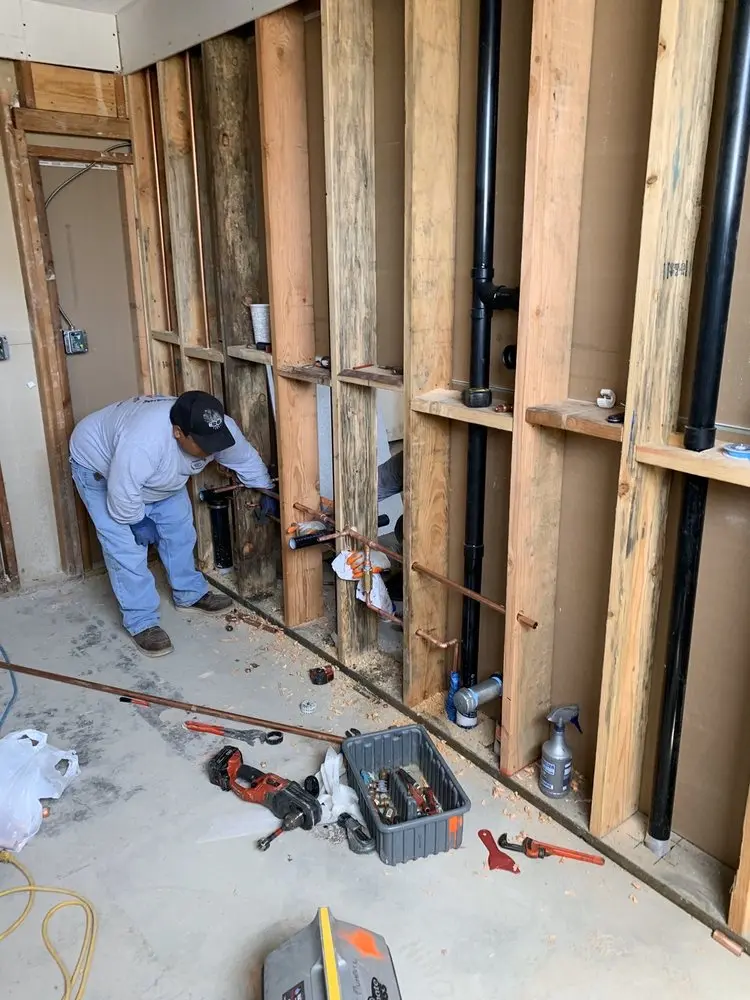 Commercial rough-in plumbing for Gas Line Repair in Woodmoor